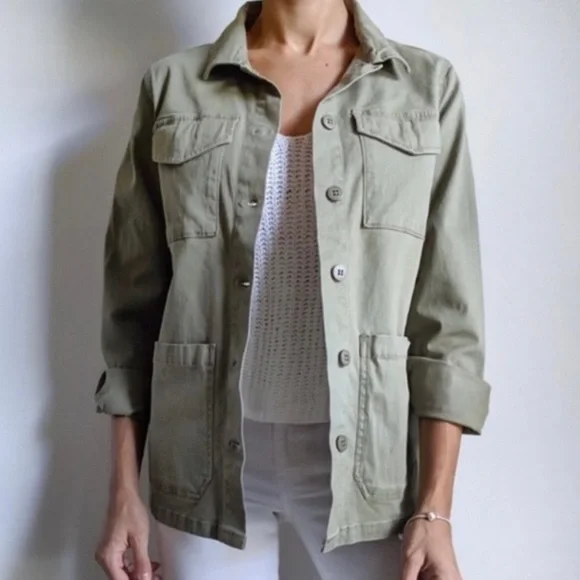 Sanctuary Crafted and Tailored Women's green Utility Jacket - Picture 1 of 6